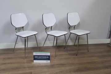 Afbeelding van Set van 3 Vintage Brabantia Keukenstoelen