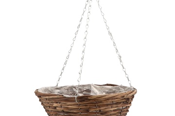 Afbeelding van Rieten hangbloempot 35cm