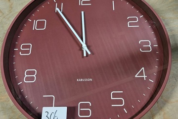 Afbeelding van 306. Klok Rood