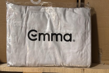 Afbeelding van Topperhoeslaken 160X200 licht grijs 100% katoen Sateen