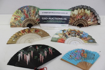 Afbeelding van Mix van 6 Handwaaiers