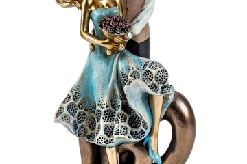 Afbeelding van Verliefde steel "Exclusive Style" beeld h =27cm b= 12