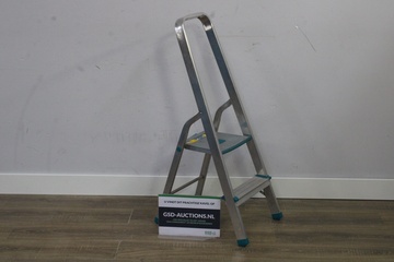 Afbeelding van 2-Treeds Aluminium Huishoudtrapje