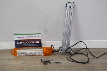 Afbeelding van Metalen verstelbare klemlamp