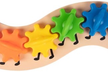 Afbeelding van Little Stars Baby Rups met Draaiende Tandwielen