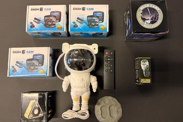 Afbeelding van Set van 11 retourgoederen en samples