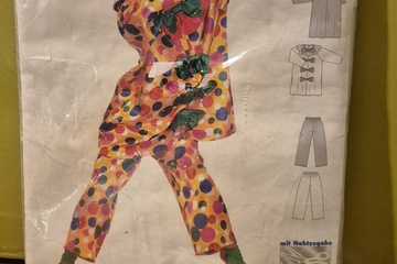 Afbeelding van burda naaipatroon clown 6139