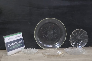 Afbeelding van Kristallen schalen 5 stuks'