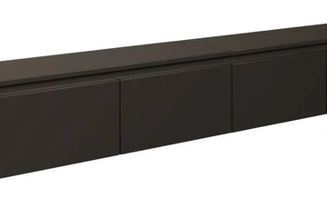 Afbeelding van TV-meubel Kate zwevend 200cm - zwart