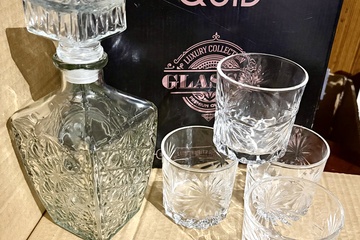 Afbeelding van Whisky glazen en karaf