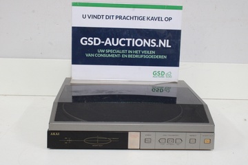 Afbeelding van Vintage Grijs/Zwarte AKAI Platenspeler