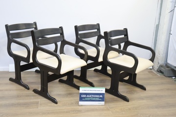 Afbeelding van Set van 4 Vintage Farstrup Møbler Stoelen