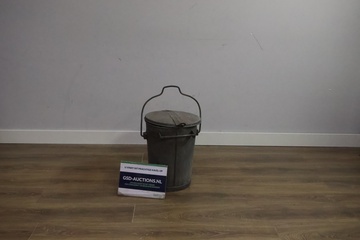 Afbeelding van Vintage Zinken Tuinafvalemmer