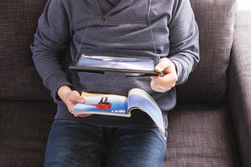 Afbeelding van Wellys Standloep met Licht-vergrootglas-24x17cm