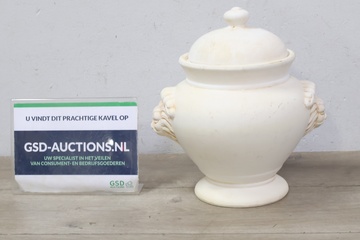 Afbeelding van Vintage keramieken vaas met deksel'