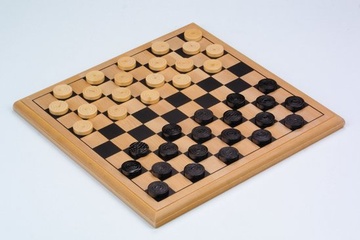 Afbeelding van Damset compleet – Damstenen van Berkenhout Ø 30 mm