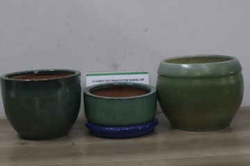 Afbeelding van Bloempotten 3 stuks