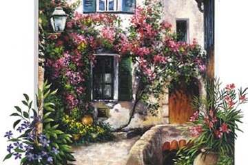 Afbeelding van Eric Erwin, La luminiere de Ramatuelle, Afm: 50x60 cm