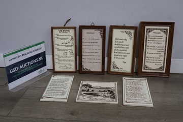 Afbeelding van Set van 7 Wandtegels