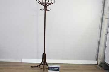 Afbeelding van Vintage Staande 6-Punts Kapstok van Hout