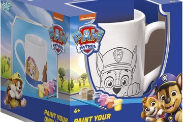 Afbeelding van PAW Patrol speelgoed Totum Inkleur beker mok beschilderen