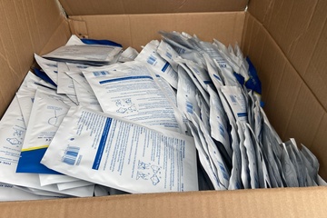 Afbeelding van circa 370  per stuk verpakte mond kapjes DR MFYAN KN95