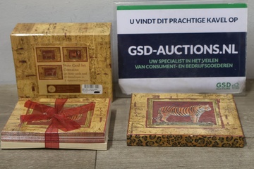 Afbeelding van Indische Tijgerthema Notitiekaartjes (20-Stuks)''