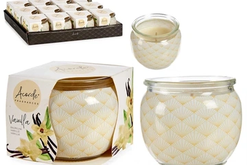 Afbeelding van Geurkaars glazen pot vanille (3 stuks) Nieuwe