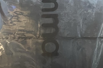 Afbeelding van Dekbedovertrek 240X220 Donkergrijs/Beige 100% katoen