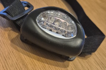 Afbeelding van Compacte LED Hoofdlamp met verstelbare band