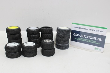 Afbeelding van Set van 22 Modelautobanden