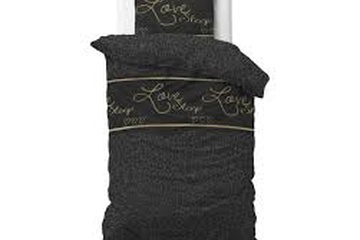 Afbeelding van Hotel Dekbed overtrek Dark Sleep  140x220cm1xkussensloop