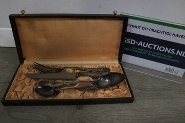 Afbeelding van 4-Delig Verzilverd Bestekset