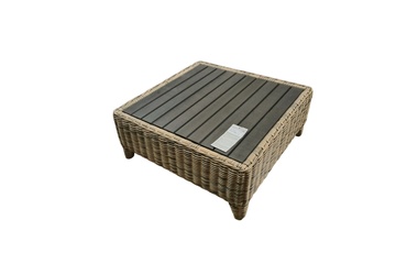 Afbeelding van Costa Rica koffietafel 80x80cm + polywood top