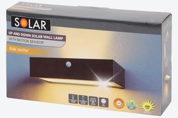 Afbeelding van Solar Muurlamp met Bewegingssensor