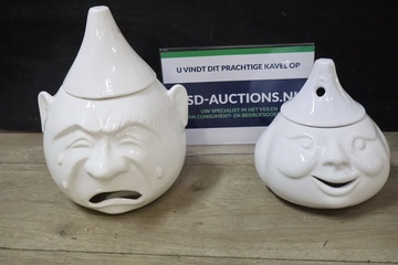 Afbeelding van Keramische uienpotten 2 stuks