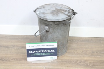 Afbeelding van Zinken Vuilnisemmer