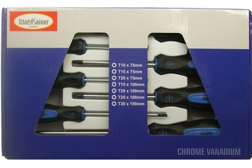 Afbeelding van 7 delig Schroevendraaierset Torx, T10-T30 CV