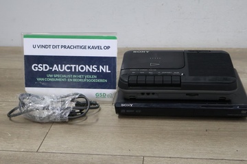 Afbeelding van Sony cassette recorder en dvd speler
