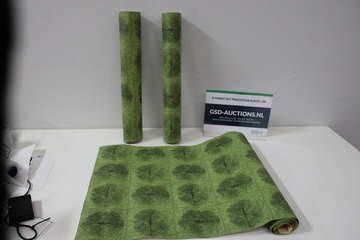 Afbeelding van Vintage Groen Behang - Jaren '60