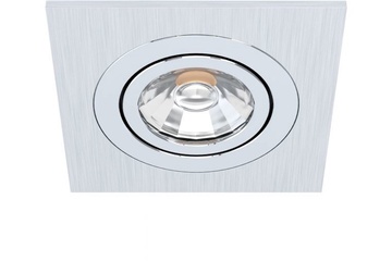 Afbeelding van 3x EGLO AREITIO inbouwspot vierkant geborsteld aluminium 95mm