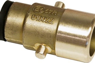 Afbeelding van Carpoint LPG-nippel Bajonet 10mm - Messing Goud