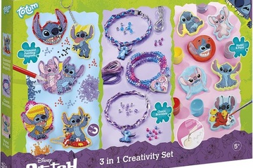 Afbeelding van Disney Stitch Totum 3 in 1 knutselset XL