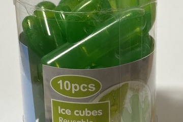 Afbeelding van 5x10 herbruikbare ijsblokjes-cubes