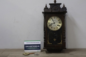 Afbeelding van Antiek Houten Concordia Wandklok