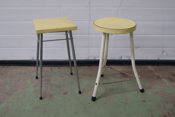 Afbeelding van 2 Vintage Krukken - Jaren '60