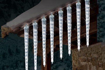 Afbeelding van IJspegel led decoratie verlichting voor binnen en buiten