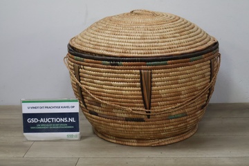 Afbeelding van Grote Afrikaanse handgeweven mand