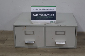 Afbeelding van Compact Metalen 2-Deurs Archiefkast'
