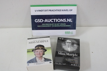 Afbeelding van Set van 2 Vintage Miss Marple Dvd-Boxen (9 Dvd's)'''